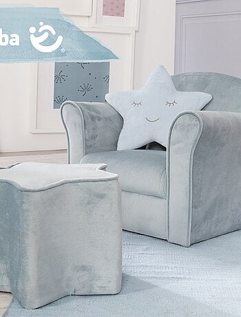 Fauteuil club bambino in velluto morbido – ROBA "Lil Sofa