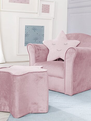 Fauteuil club bambino in velluto morbido – ROBA "Lil Sofa