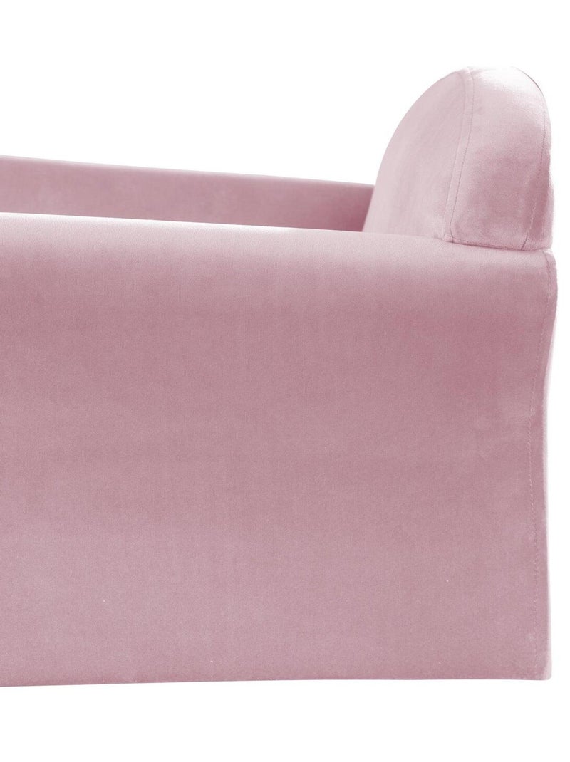 Fauteuil club bambino in velluto morbido – ROBA "Lil Sofa" Rosa - Kiabi