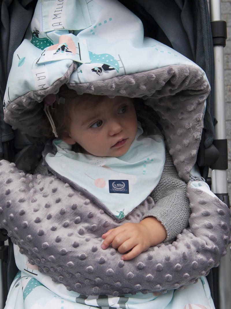 Fazzoletto da collo reversibile, stella | sevira kids | sevira kids Grigio blu - Kiabi