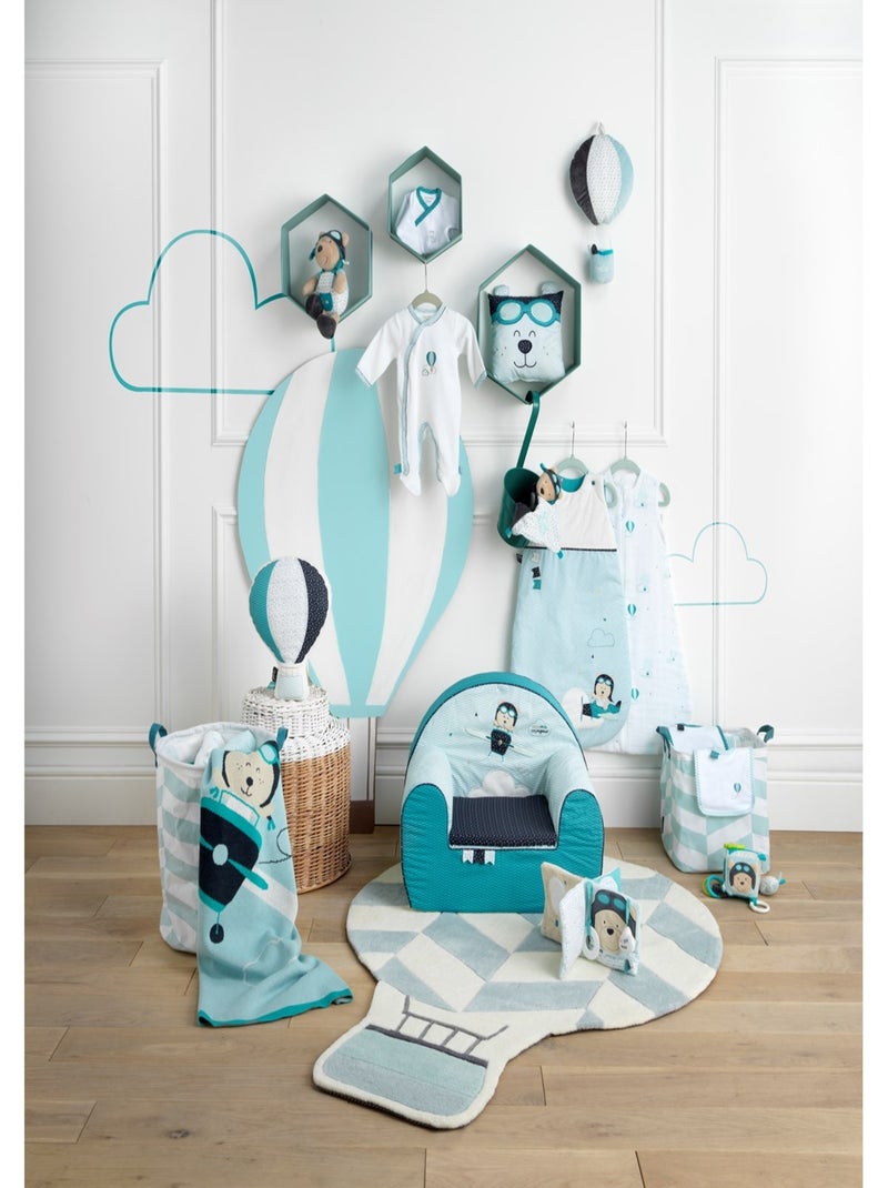 Fazzoletto di velluto - SAUTHON Blu - Kiabi