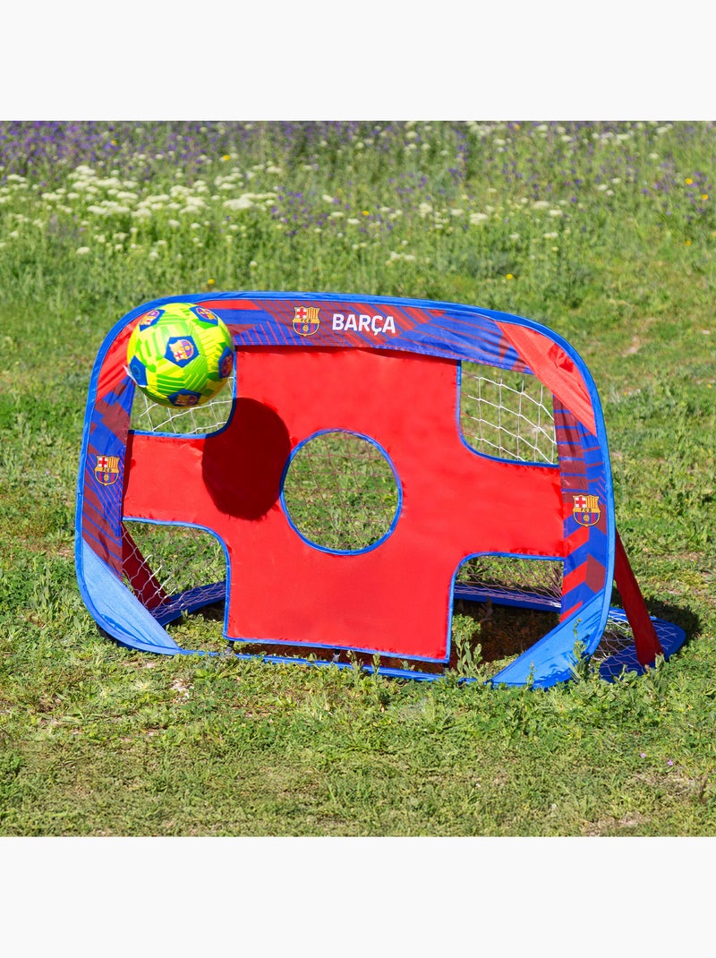 Fc barcelona 4 in 1 porta pop-up con bersaglio per freccette 120x80x80 cm N/D - Kiabi