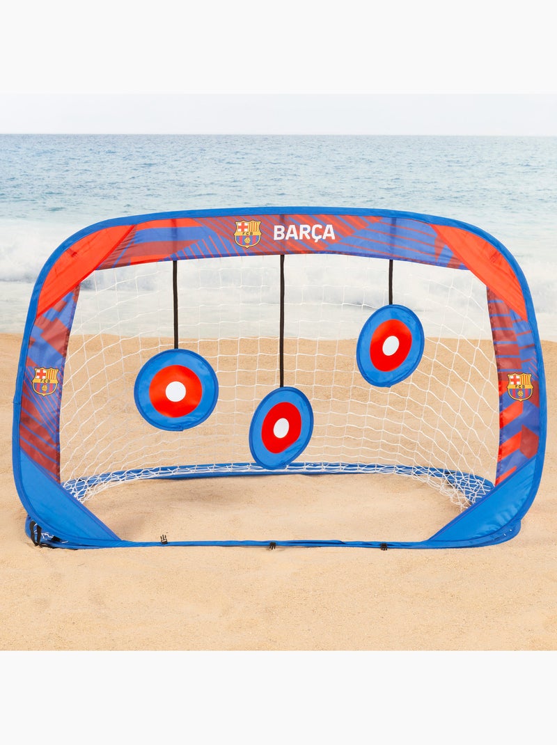 Fc barcelona 4 in 1 porta pop-up con bersaglio per freccette 120x80x80 cm N/D - Kiabi