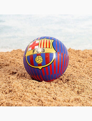 Fc barcelona cubo da spiaggia con pallone e accessori della squadra