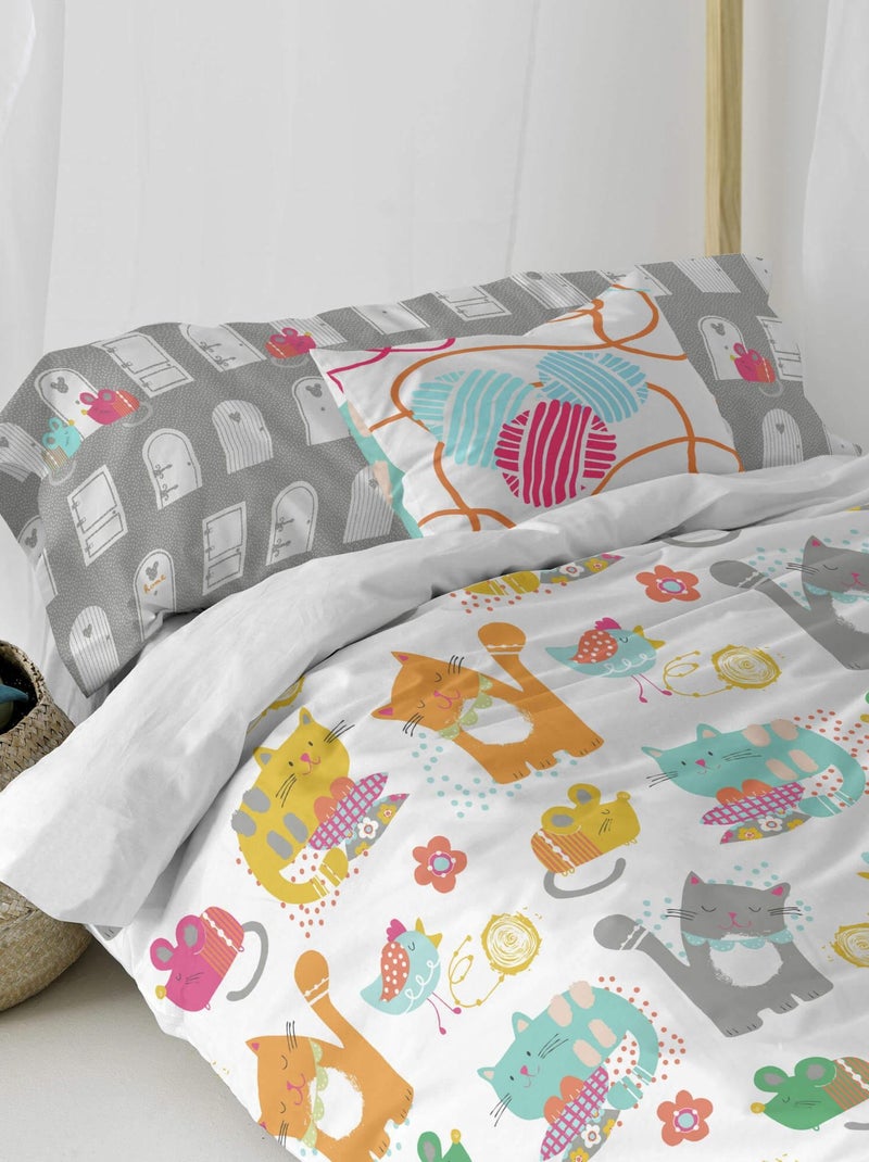 Federa Cat & mouse "Happyfriday" Bianco - Kiabi