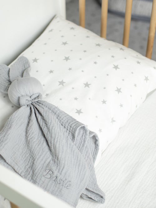 Federa cuscino bebè cotone reversibile | sevira kids | sevira kids - Kiabi Federa cuscino bebè cotone reversibile | sevira kids | sevira kids - Kiabi