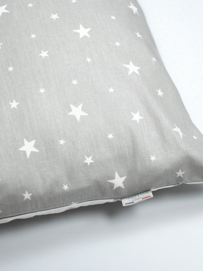 Federa cuscino bebè cotone reversibile | sevira kids | sevira kids Bianco - Kiabi