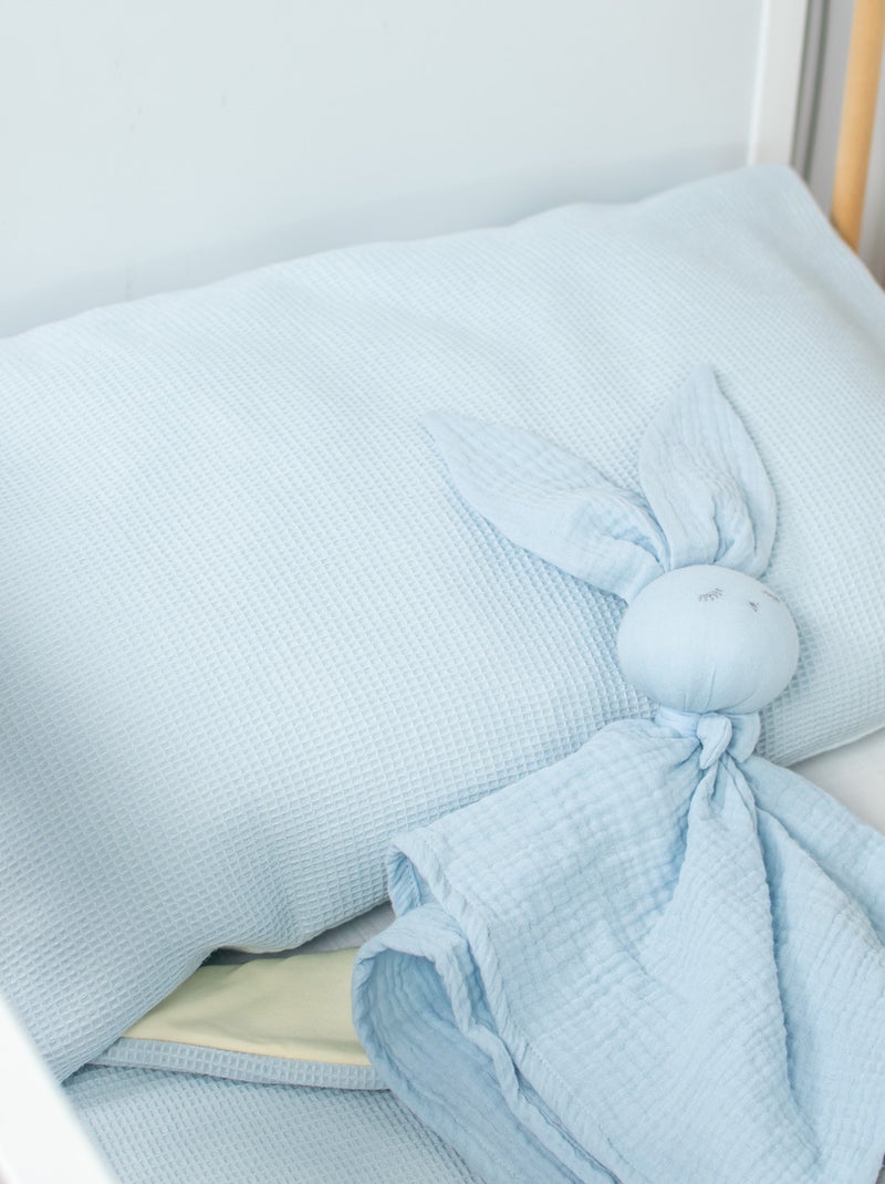 Federa cuscino bebè cotone reversibile | sevira kids | sevira kids Blu - Kiabi