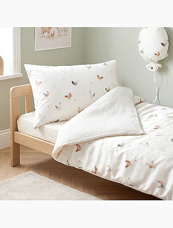 Federa cuscino bebè cotone reversibile | sevira kids | sevira kids