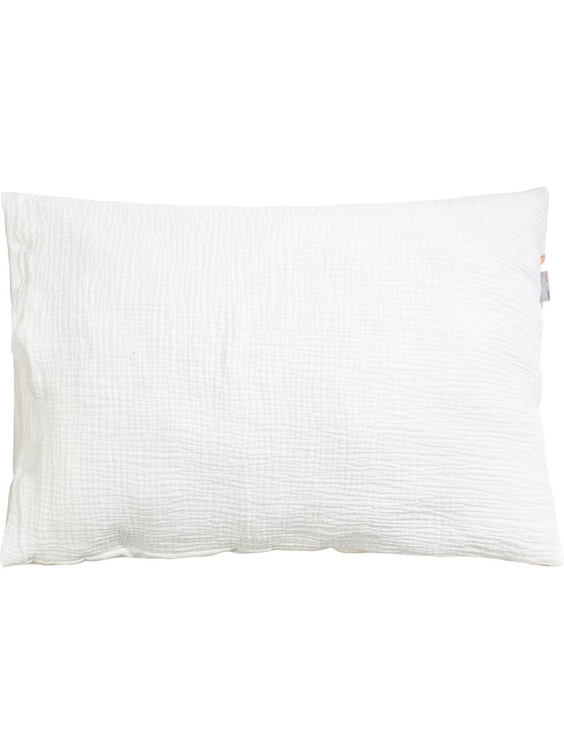 Federa cuscino bebè cotone reversibile | sevira kids | sevira kids Ecru - Kiabi