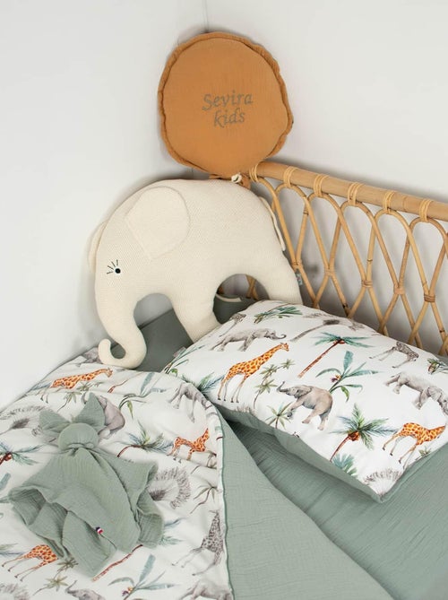 Federa cuscino bebè cotone reversibile | SEVIRA KIDS - Kiabi