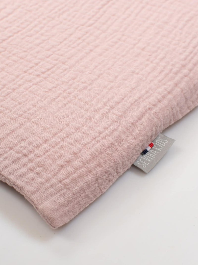 Federa cuscino modulabile da annodare cotone | sevira kids | sevira kids Rosa - Kiabi