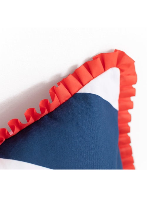 Federa decorativa Happy stripes "Happyfriday" - Kiabi