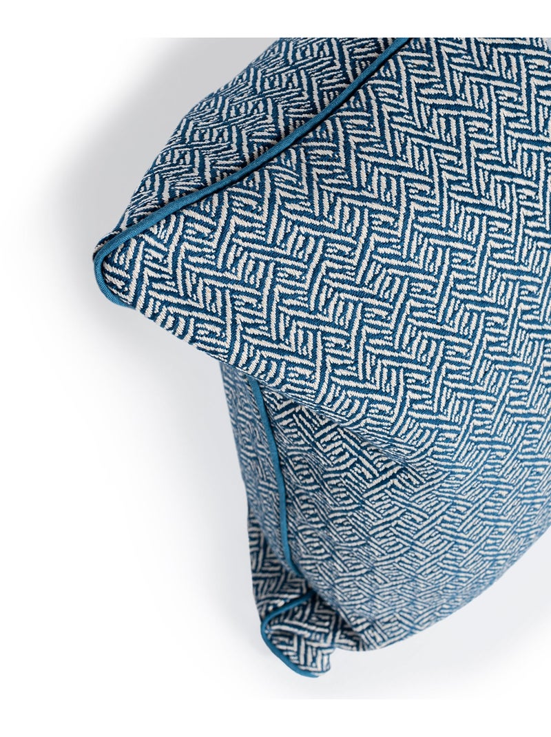 Federa decorativa Herringbone "Happyfriday" Blu marino - Kiabi