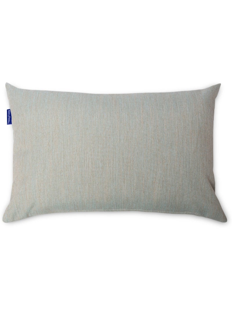 Federa decorativa Twill "Happyfriday" Blu chiaro - Kiabi