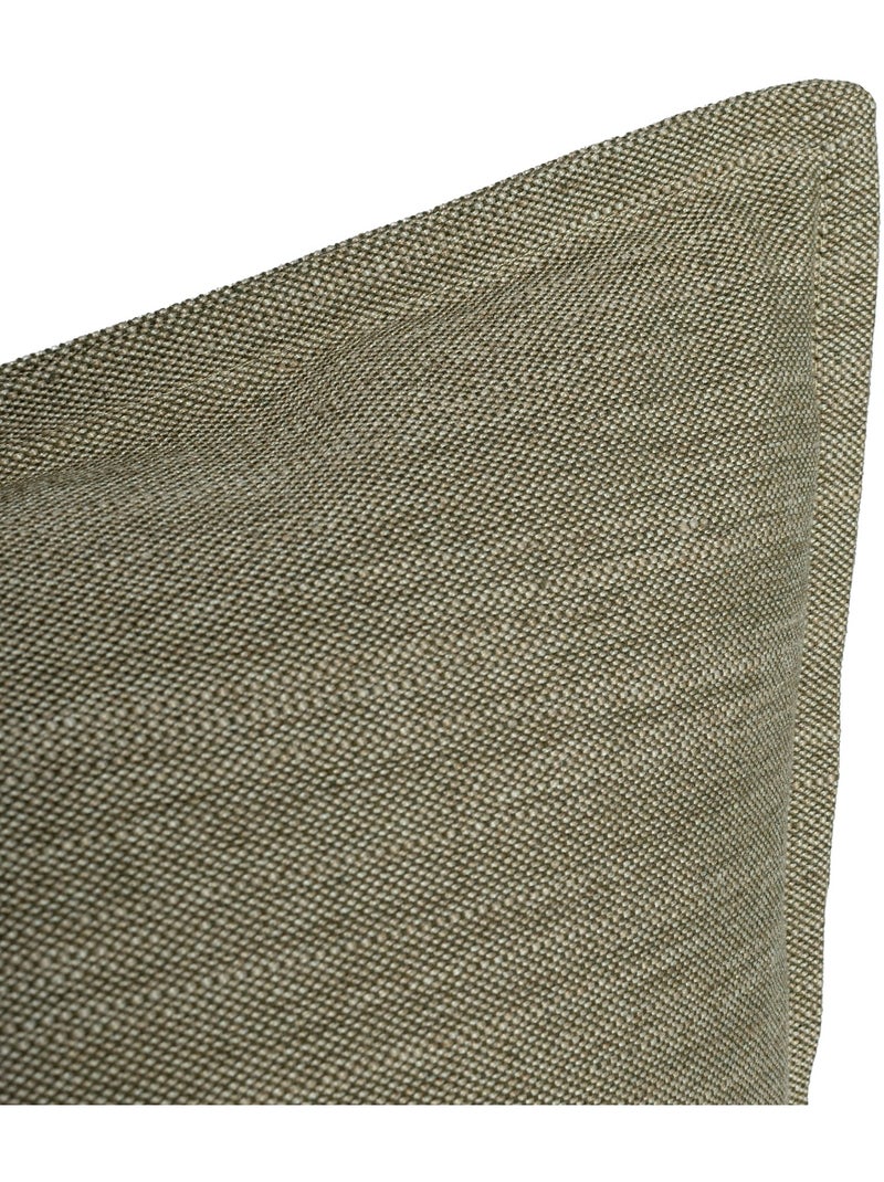 Federa decorativa Twill "Happyfriday" Verde oliva - Kiabi