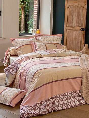 Federa in cotone con motivo etnico