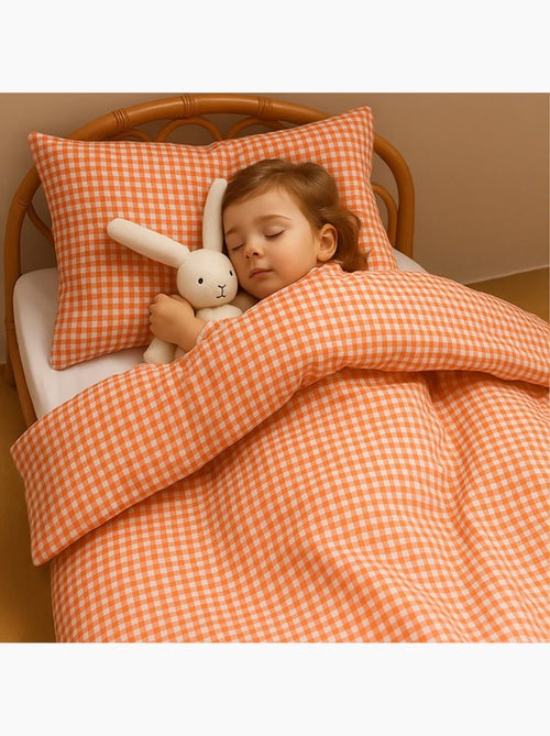 Federa in Mussola di Cotone Bio Vichy - Kiabi