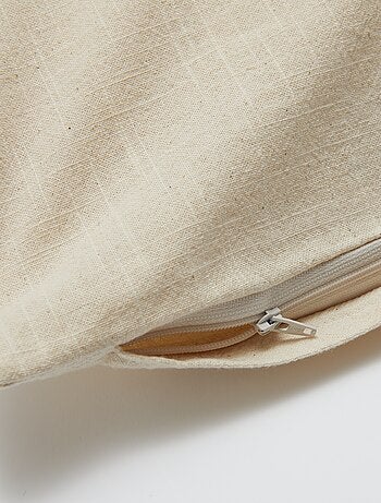 Federa per cuscino (45x45 cm) effetto lino - Kiabi Home