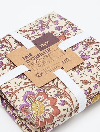 Federa per cuscino 50 x 80 cm con stampa floreale
