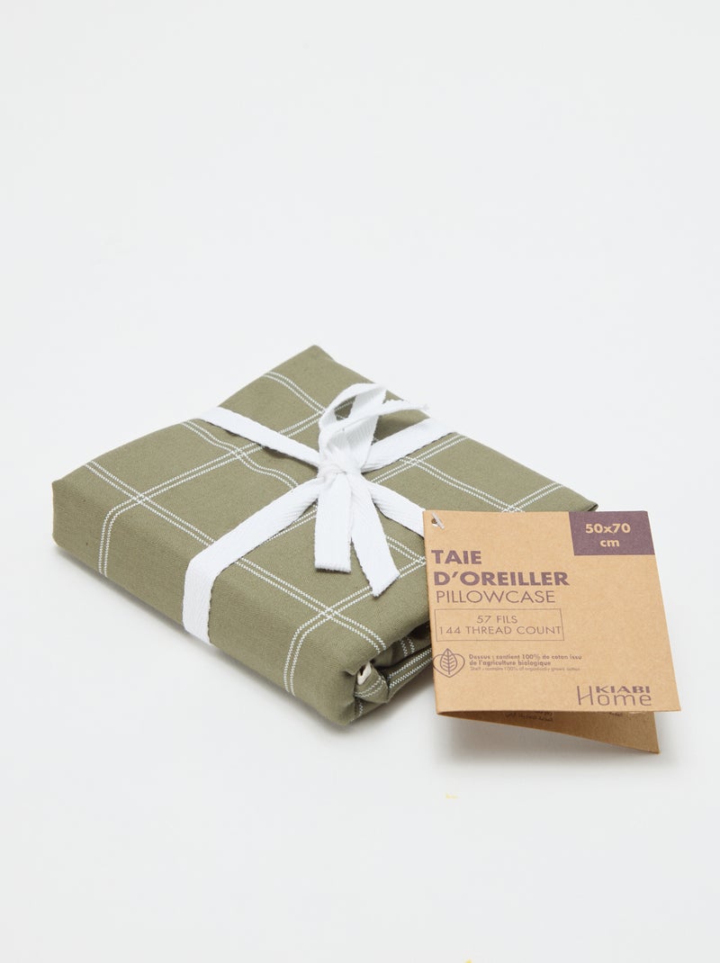 Federa per cuscino 50 x 80 cm con stampa floreale Giallo - Kiabi