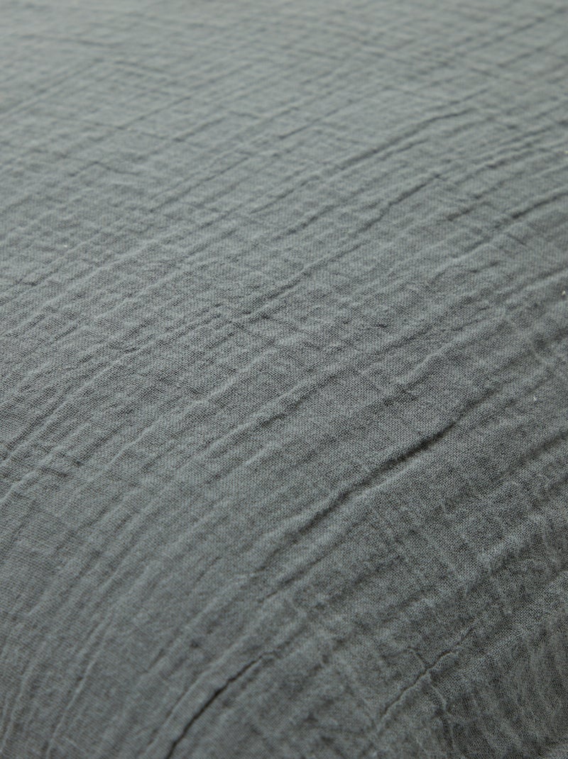 Federa per cuscino 50 x 80 cm con stampa floreale Nero - Kiabi