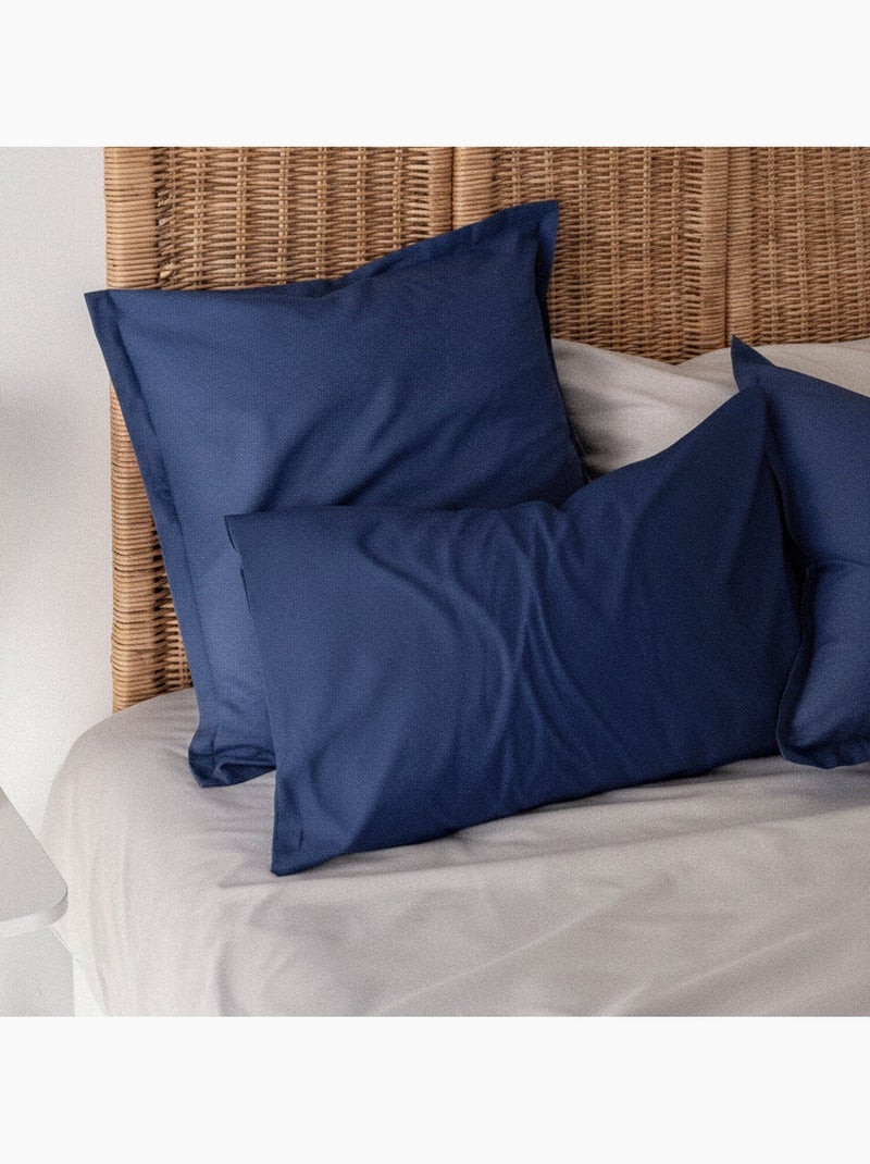 Federa per cuscino Basic "Happyfriday" Blu marino - Kiabi