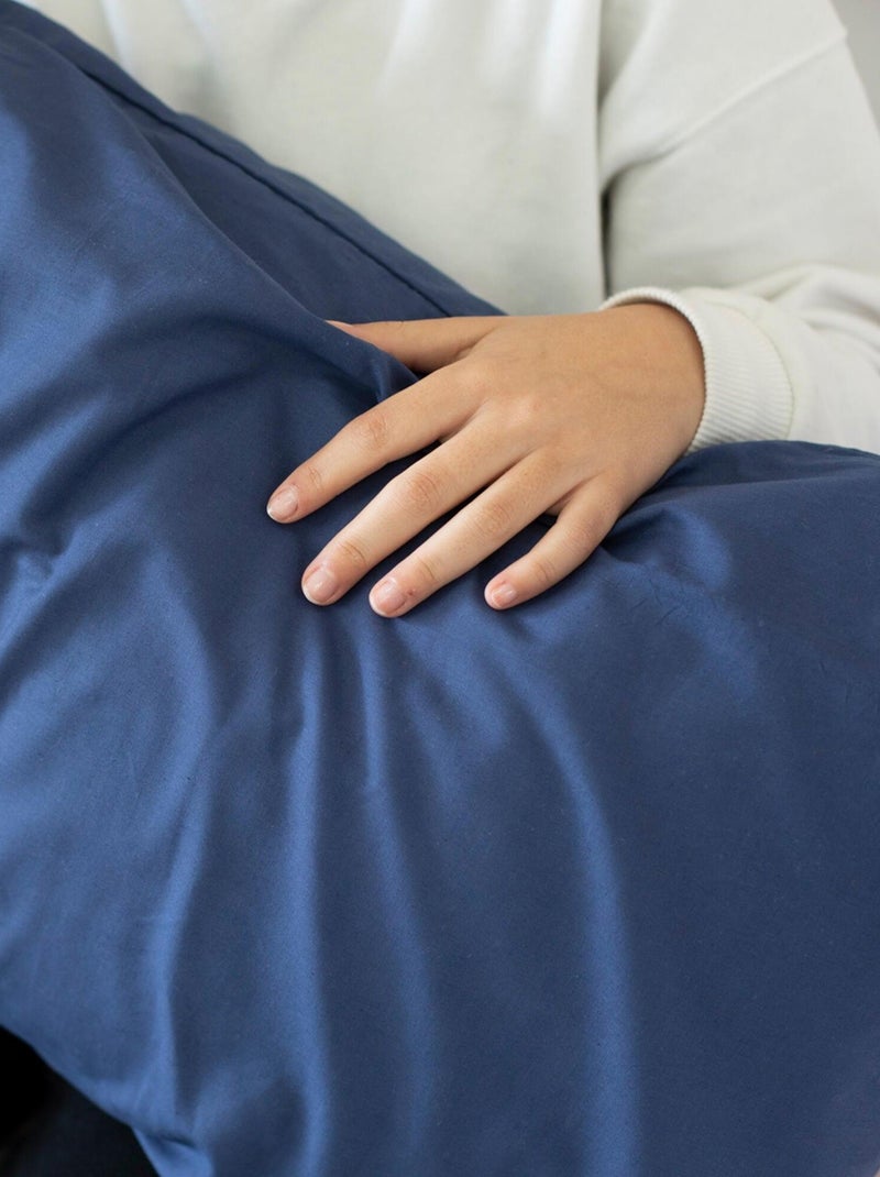 Federa per cuscino Basic "Happyfriday" Blu marino - Kiabi