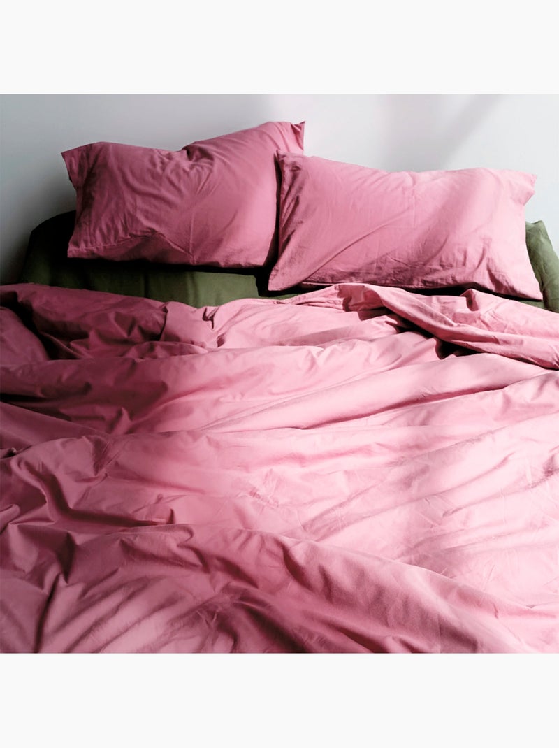 Federa per cuscino Basic "Happyfriday" Magenta - Kiabi