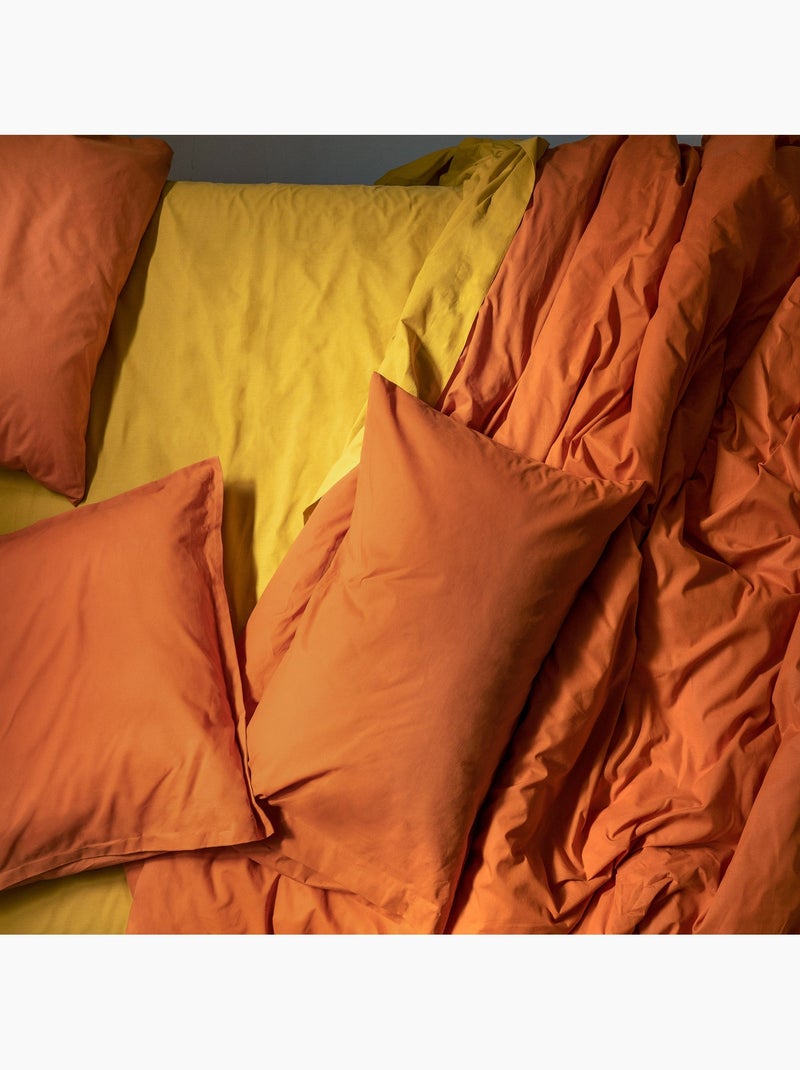 Federa per cuscino Basic "Happyfriday" Marrone - Kiabi