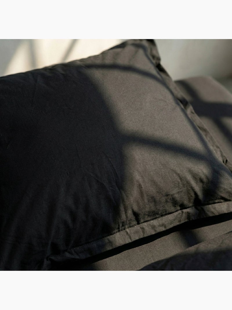 Federa per cuscino Basic "Happyfriday" Nero - Kiabi