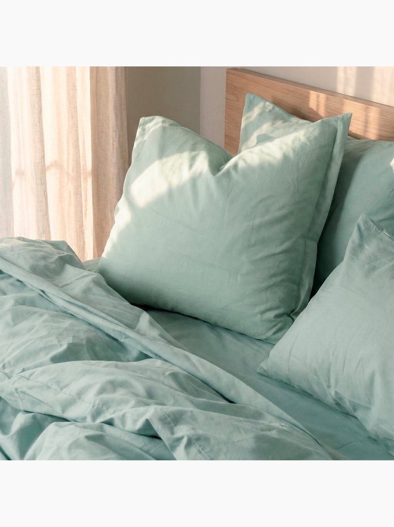 Federa per cuscino Basic "Happyfriday" Verde - Kiabi