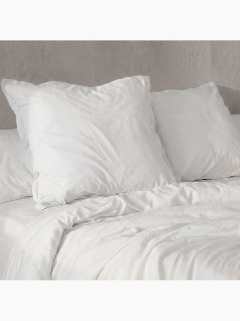 Federa per cuscino Basic percal "Happyfriday" Bianco - Kiabi
