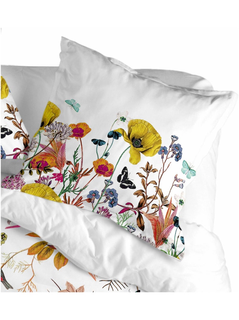 Federa per cuscino Birds of paradise "Happyfriday" Bianco - Kiabi