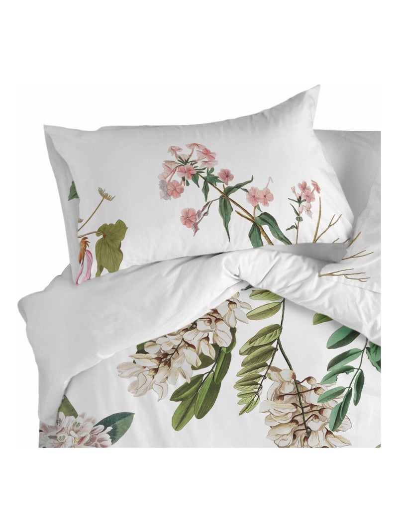 Federa per cuscino Blooming "Happyfriday" Bianco - Kiabi