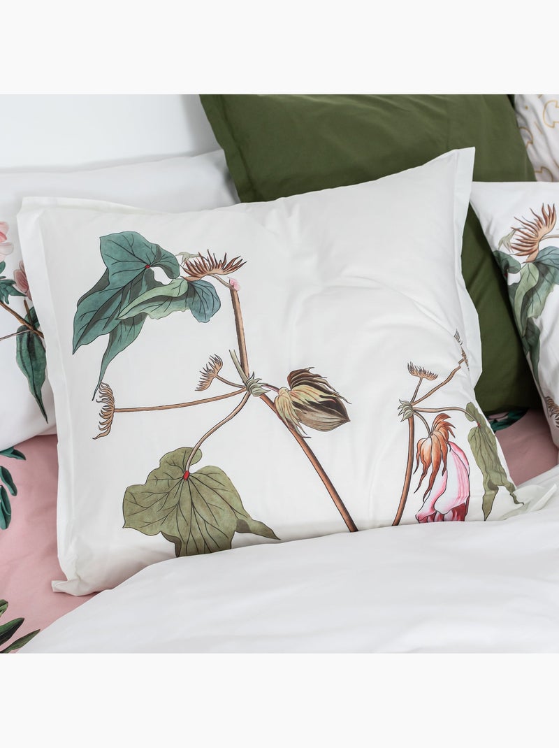 Federa per cuscino Blooming "Happyfriday" Bianco - Kiabi