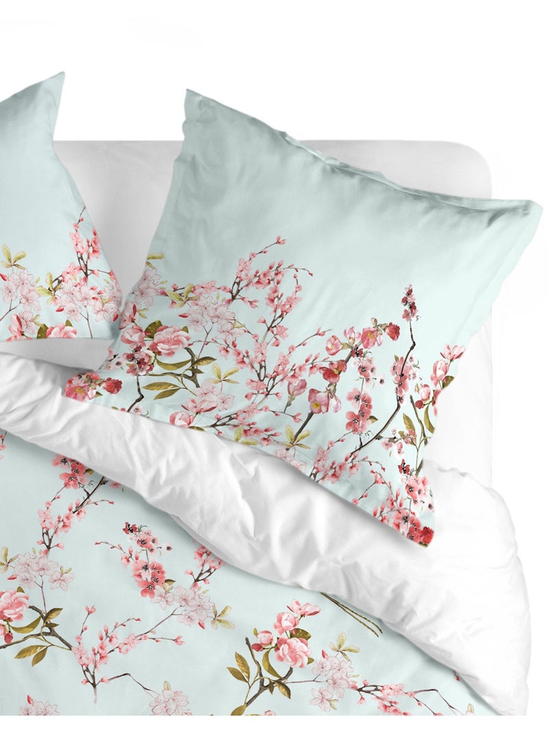 Federa per cuscino Chinoiserie "Happyfriday" Blu Rosa - Kiabi