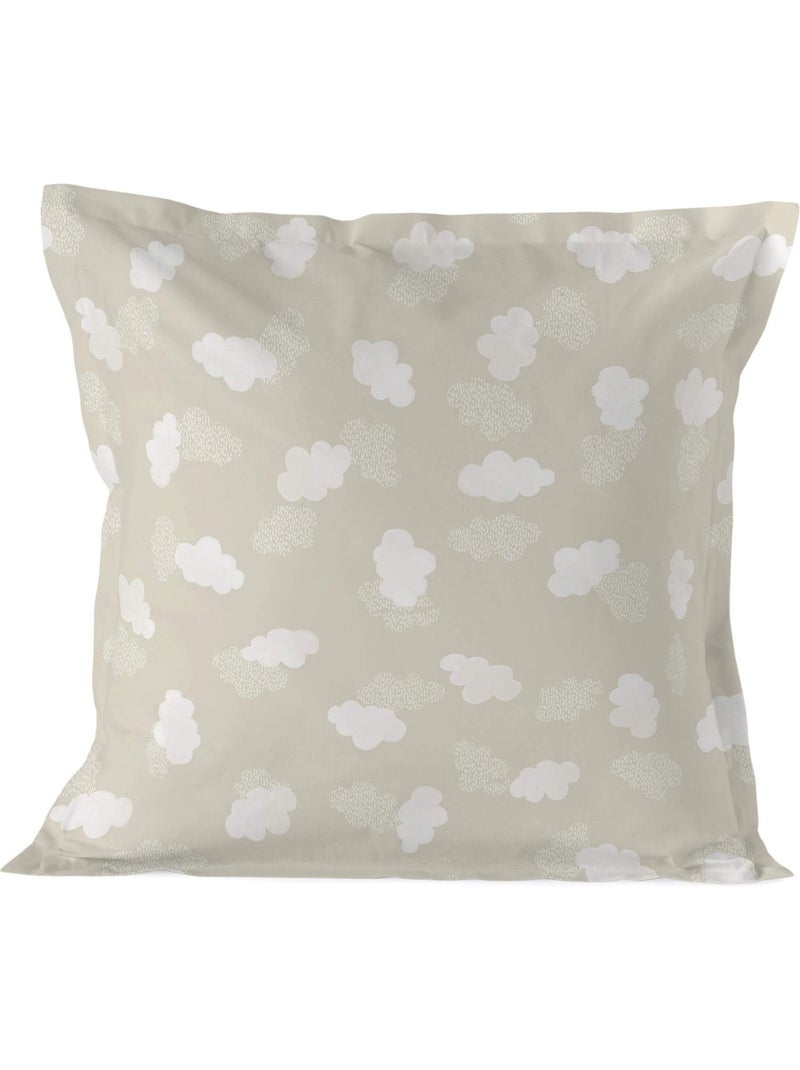 Federa per cuscino Clouds "Happyfriday" Beige - Kiabi