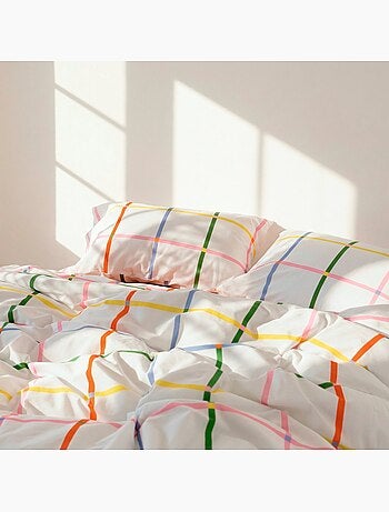 Federa per cuscino Color lines "Happyfriday