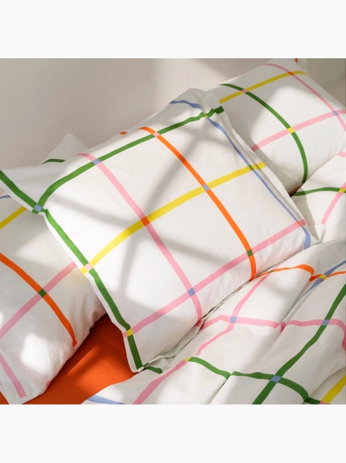 Federa per cuscino Color lines "Happyfriday" - Kiabi Federa per cuscino Color lines "Happyfriday" - Kiabi
