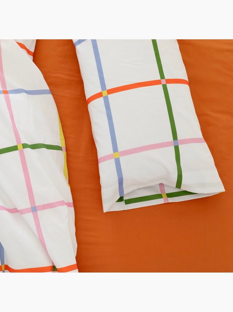 Federa per cuscino Color lines "Happyfriday" Multicolore - Kiabi