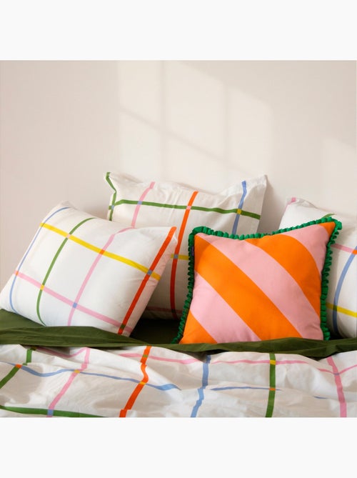 Federa per cuscino Color lines "Happyfriday" - Kiabi Federa per cuscino Color lines "Happyfriday" - Kiabi