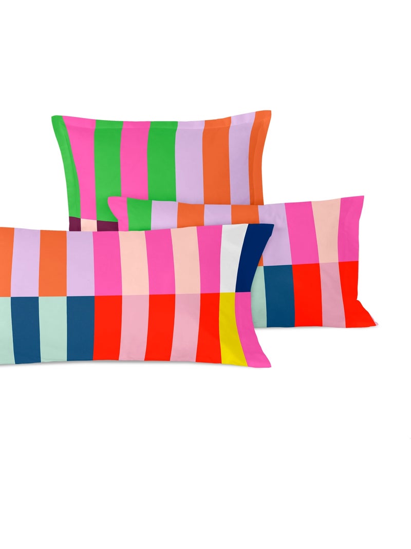 Federa per cuscino Color pop "Happyfriday" Multicolore - Kiabi