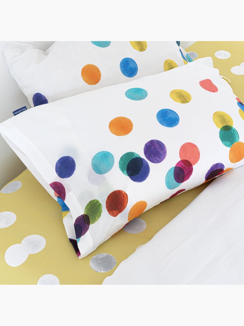 Federa per cuscino Confetti "Happyfriday" Bianco - Kiabi