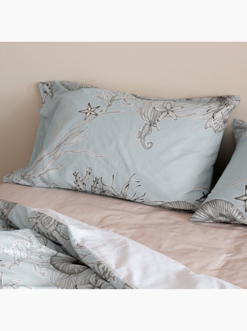 Federa per cuscino Coral reef "Happyfriday" Bianco - Kiabi