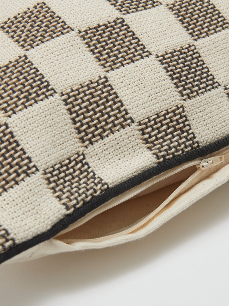 Federa per cuscino damier - Kiabi Home BIANCO - Kiabi