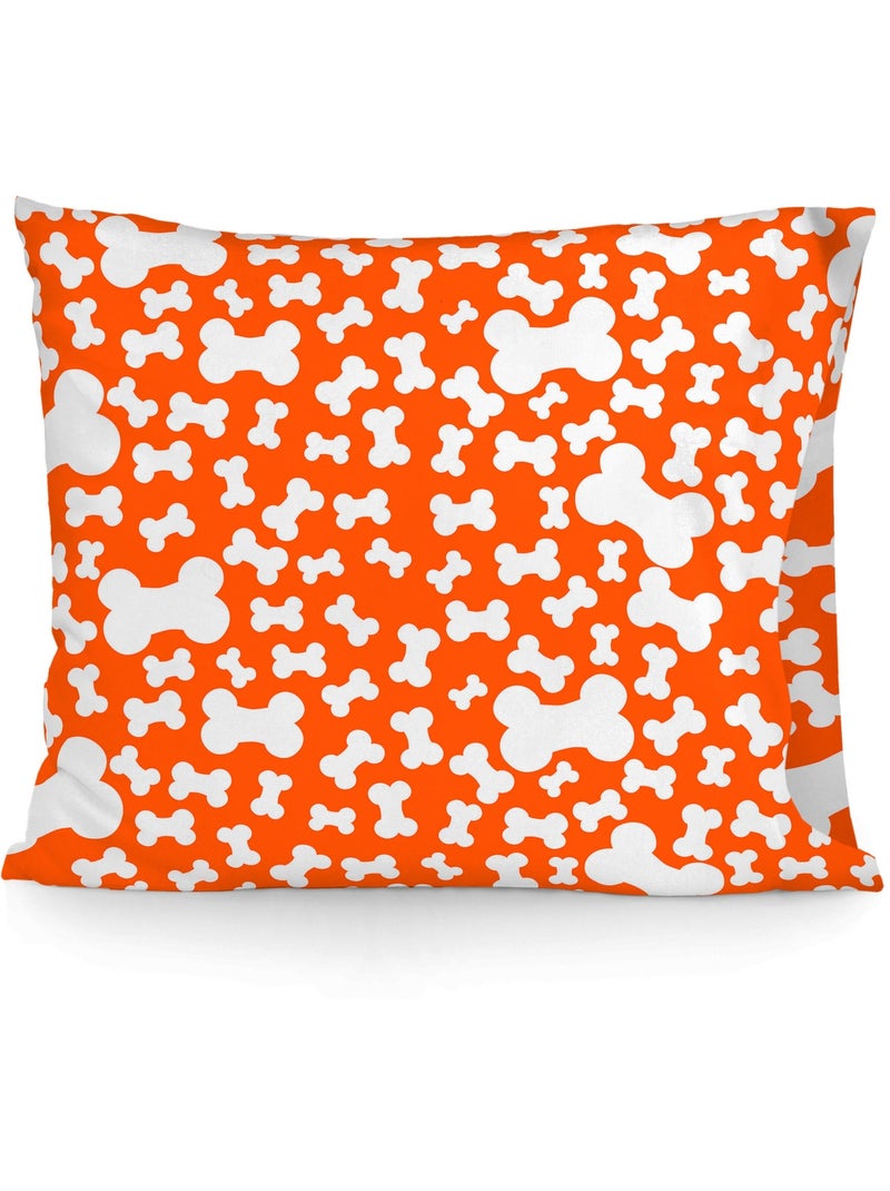 Federa per cuscino Dogs "Happyfriday" Bianco - Kiabi
