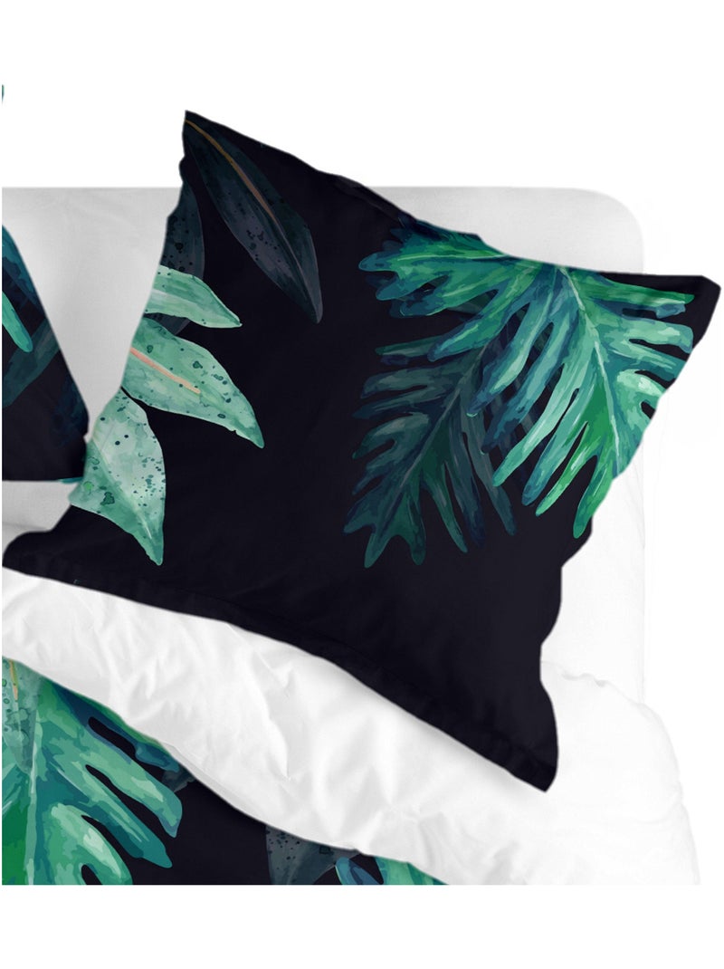 Federa per cuscino Ebony "Happyfriday" Nero Verde - Kiabi