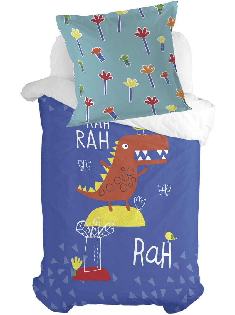 Federa per cuscino Funnysaurus "Happyfriday" Multicolore - Kiabi