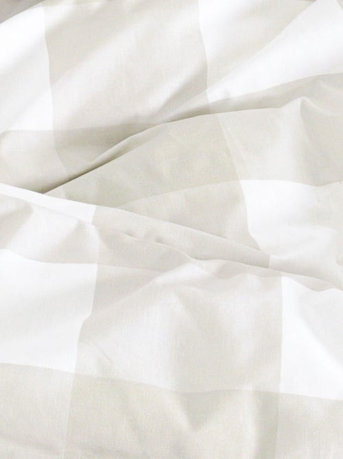 Federa per cuscino Gingham "Happyfriday" - Kiabi